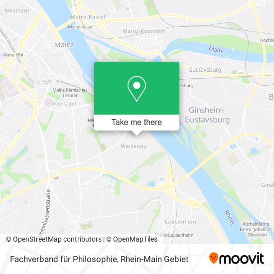 Fachverband für Philosophie map