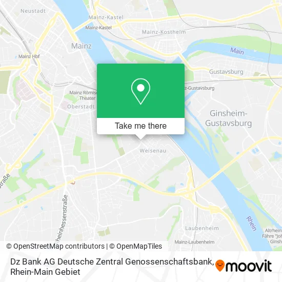 Карта Dz Bank AG Deutsche Zentral Genossenschaftsbank