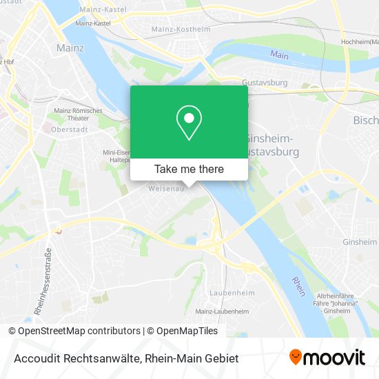 Accoudit Rechtsanwälte map