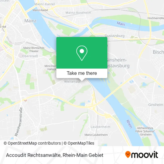 Карта Accoudit Rechtsanwälte
