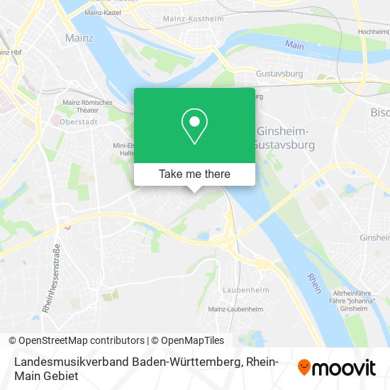 Landesmusikverband Baden-Württemberg map