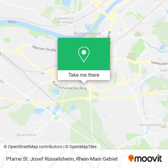 Pfarrei St. Josef Rüsselsheim map