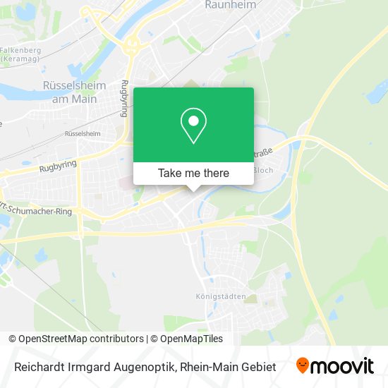 Карта Reichardt Irmgard Augenoptik