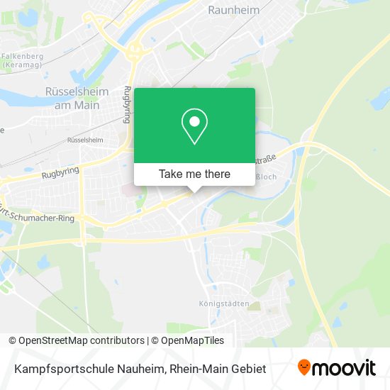 Kampfsportschule Nauheim map