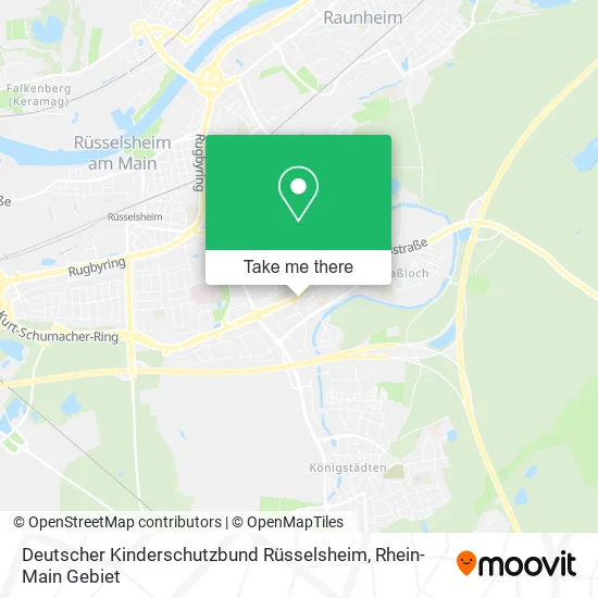 Карта Deutscher Kinderschutzbund Rüsselsheim