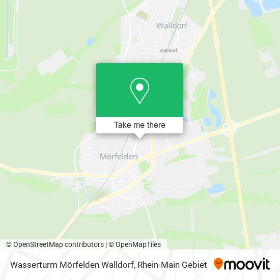 Wasserturm Mörfelden Walldorf map