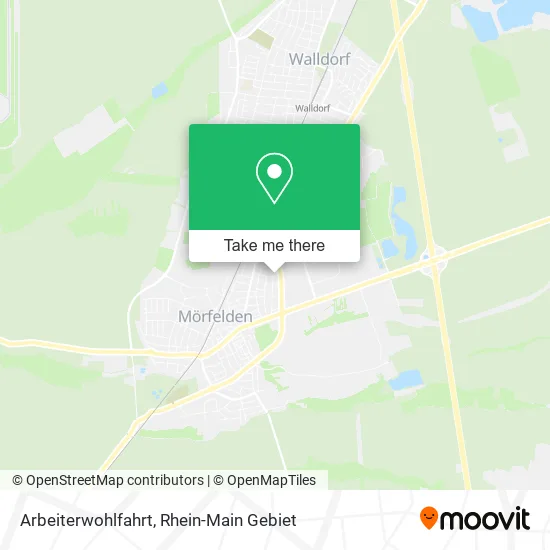 Arbeiterwohlfahrt map