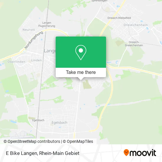 Карта E Bike Langen