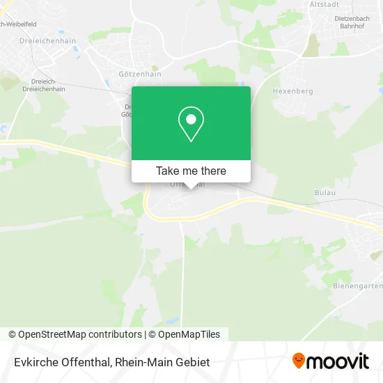 Карта Evkirche Offenthal