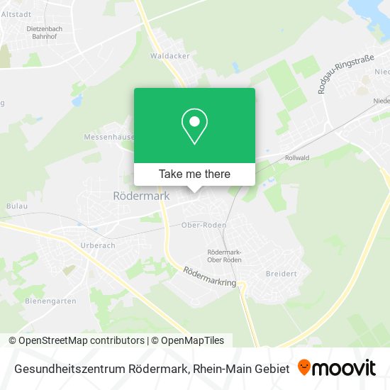Gesundheitszentrum Rödermark map