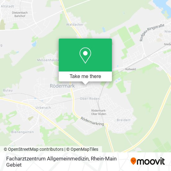 Facharztzentrum Allgemeinmedizin map
