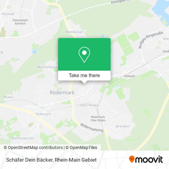 Schäfer Dein Bäcker map