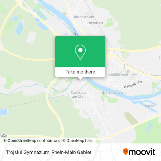 Trojské Gymnázium map