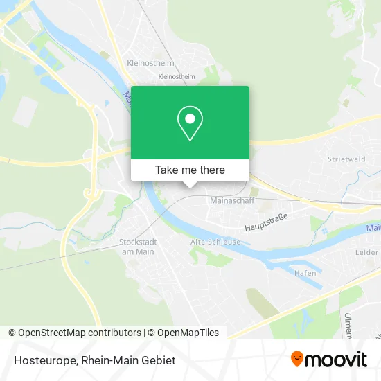 Карта Hosteurope