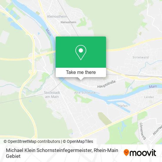 Карта Michael Klein Schornsteinfegermeister