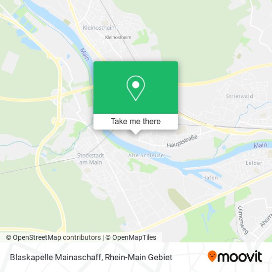Blaskapelle Mainaschaff map