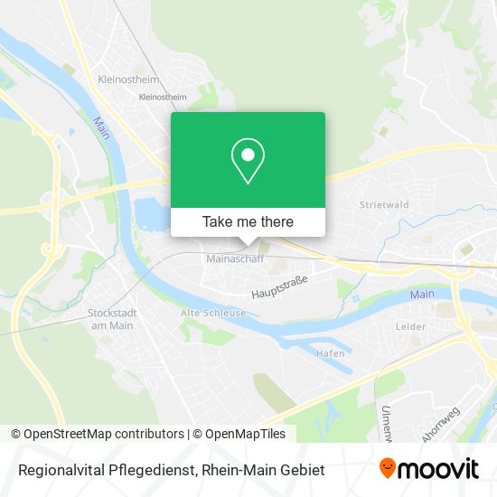 Regionalvital Pflegedienst map