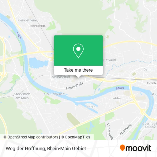 Карта Weg der Hoffnung