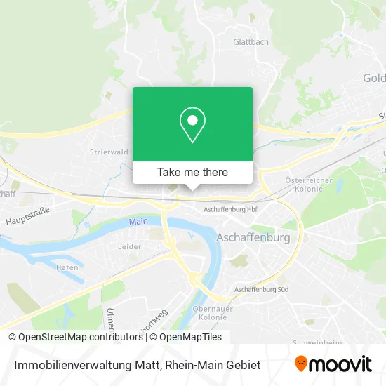 Карта Immobilienverwaltung Matt