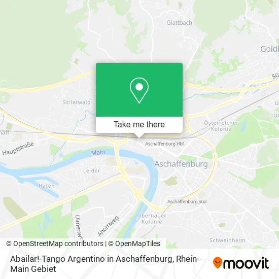 Карта Abailar!-Tango Argentino in Aschaffenburg