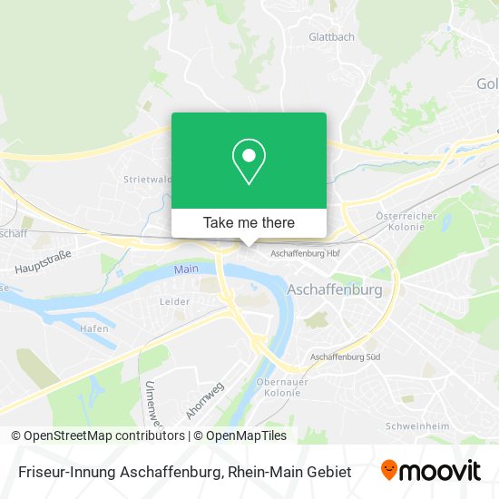 Friseur-Innung Aschaffenburg map