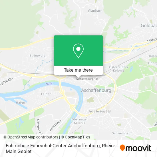 Карта Fahrschule Fahrschul-Center Aschaffenburg