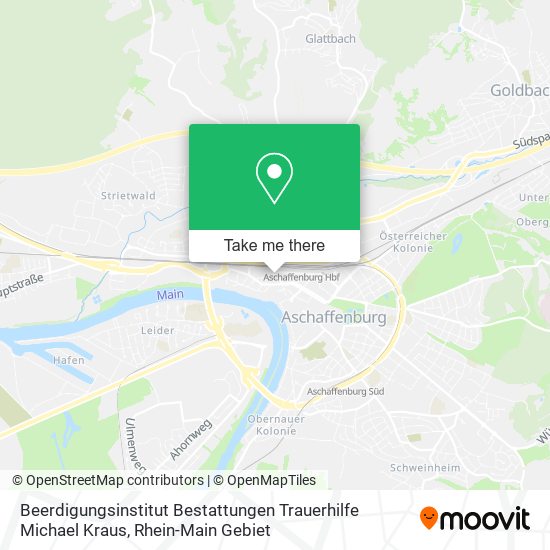 Beerdigungsinstitut Bestattungen Trauerhilfe Michael Kraus map