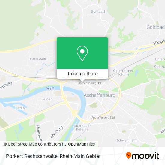 Карта Porkert Rechtsanwälte