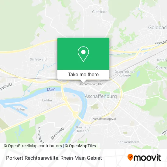 Карта Porkert Rechtsanwälte