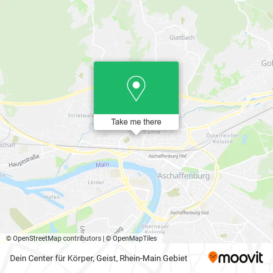 Карта Dein Center für Körper, Geist