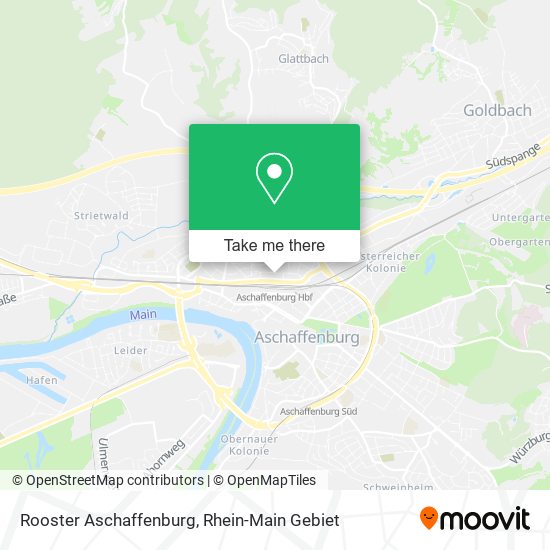 Rooster Aschaffenburg map