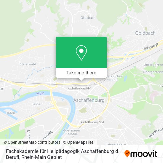 Fachakademie für Heilpädagogik Aschaffenburg d. Berufl map