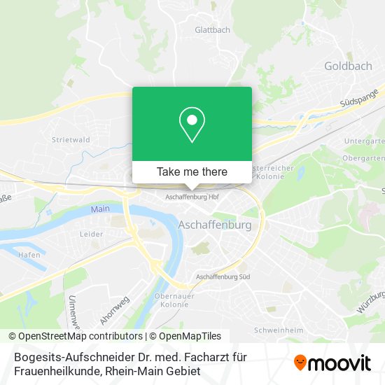 Bogesits-Aufschneider Dr. med. Facharzt für Frauenheilkunde map