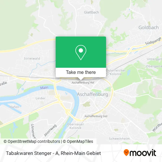 Карта Tabakwaren Stenger - A
