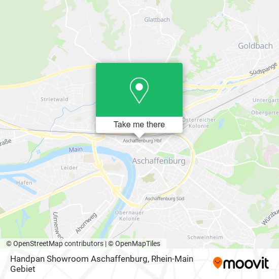 Handpan Showroom Aschaffenburg map