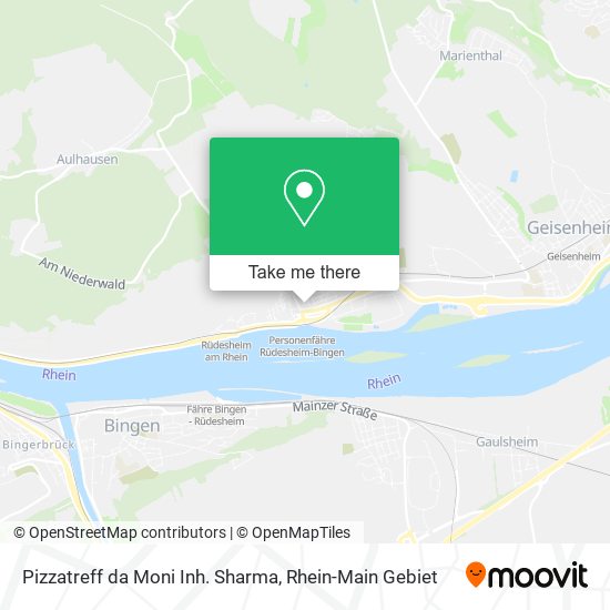 Карта Pizzatreff da Moni Inh. Sharma