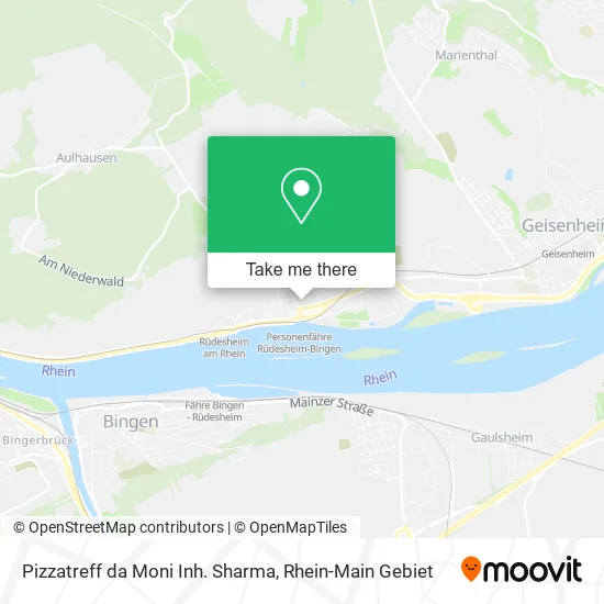 Карта Pizzatreff da Moni Inh. Sharma