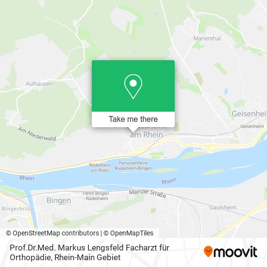 Prof.Dr.Med. Markus Lengsfeld Facharzt für Orthopädie map