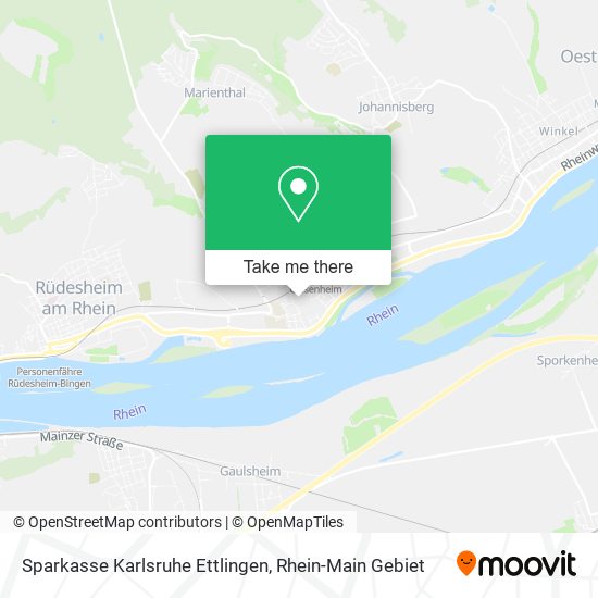 Sparkasse Karlsruhe Ettlingen map