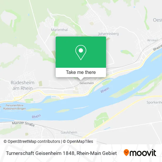 Карта Turnerschaft Geisenheim 1848