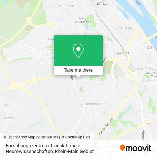 Карта Forschungszentrum Translationale Neurowissenschaften