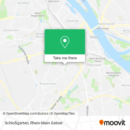 Карта Schloßgarten