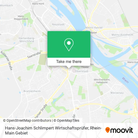 Карта Hans-Joachim Schlimpert Wirtschaftsprüfer