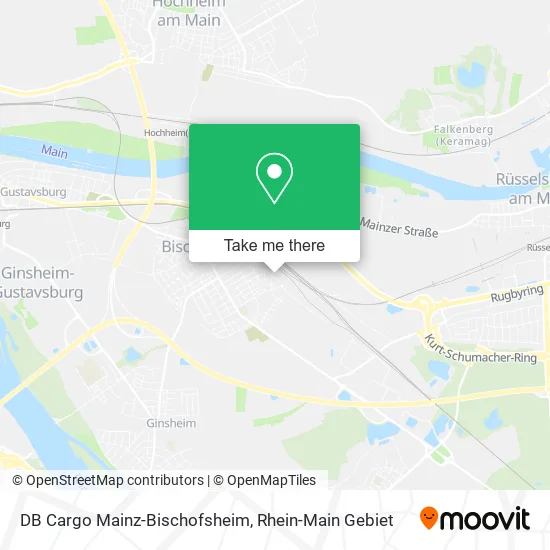 Карта DB Cargo Mainz-Bischofsheim