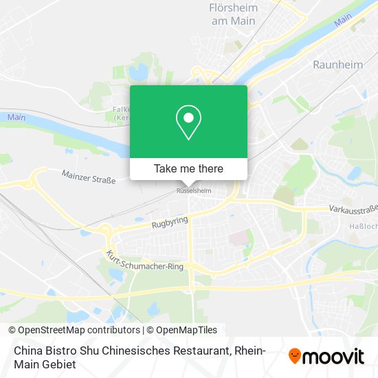 China Bistro Shu Chinesisches Restaurant map