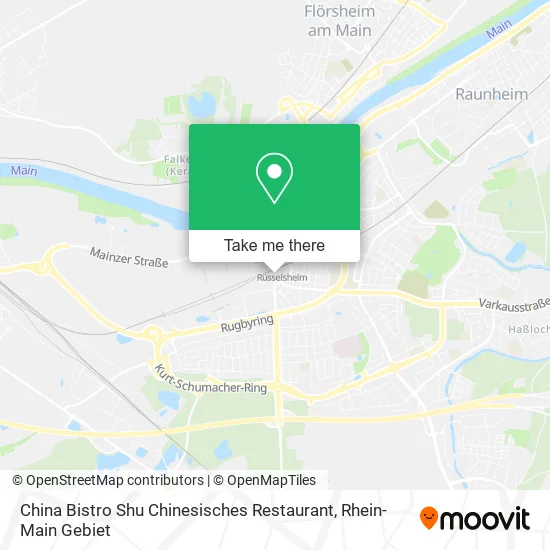 Карта China Bistro Shu Chinesisches Restaurant