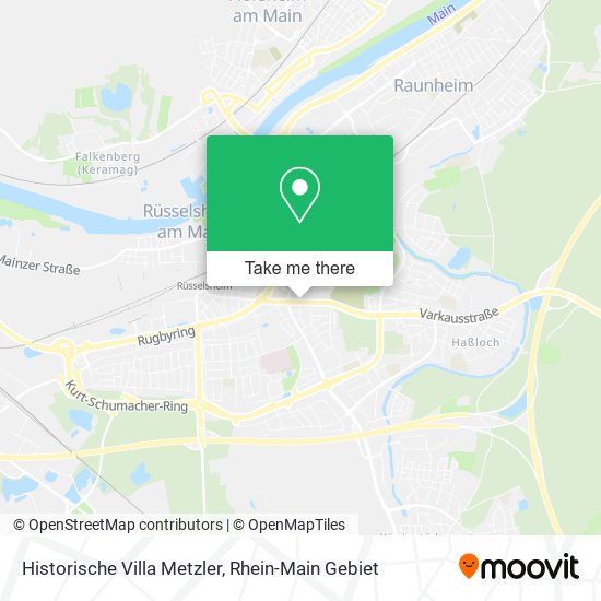 Historische Villa Metzler map