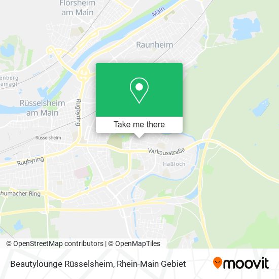 Beautylounge Rüsselsheim map