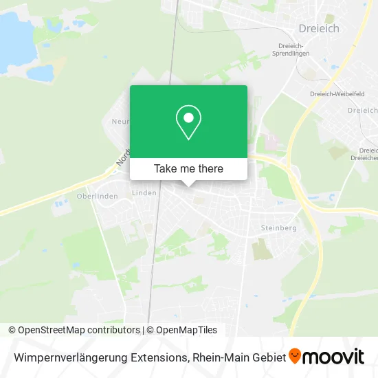 Карта Wimpernverlängerung Extensions