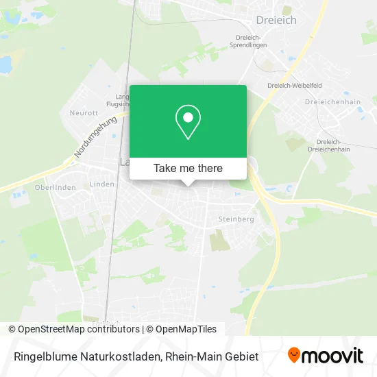 Карта Ringelblume Naturkostladen